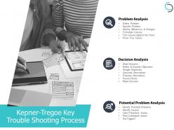 Kepner tregoe key trouble shooting process decision ppt powerpoint presentation portfolio clipart images