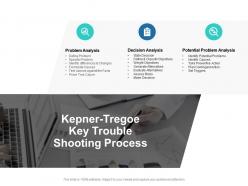 Kepner tregoe key trouble shooting process problem analysis b249 ppt powerpoint presentation show
