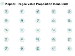 Kepner tregoe value proposition icons slide finance technology ppt powerpoint presentation