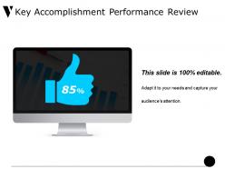 Key accomplishment performance review ppt design
