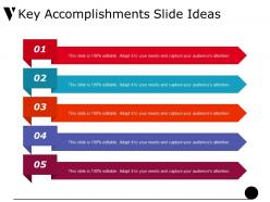 Key accomplishments slide ideas