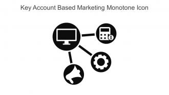 Key Account Based Marketing Monotone Icon In Powerpoint Pptx Png And Editable Eps Format