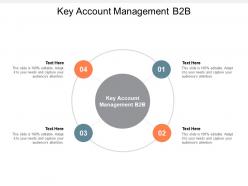 Key account management b2b ppt powerpoint presentation pictures design ideas cpb