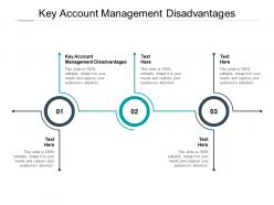 Key account management disadvantages ppt powerpoint presentation slides cpb