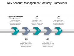Key account management maturity framework ppt powerpoint presentation summary cpb
