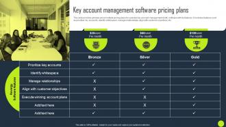 Key Account Management Software Pricing Plans Key Business Account Planning Strategy SS