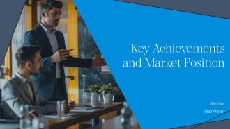 Key Achievements And Market Position PPT Guidelines AT