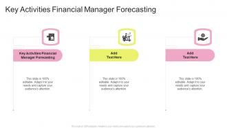Key Activities Financial Manager Forecasting In Powerpoint And Google Slides Cpb