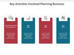 Key activities involved planning business ppt powerpoint presentation model icons cpb