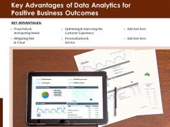 Key advantages of data analytics for positive business outcomes