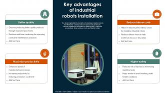 Key Advantages Of Industrial Robots Installation
