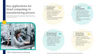 Key Applications For Cloud Computing In Manufacturing Process Enabling Smart Manufacturing
