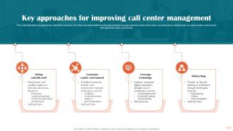 Key Approaches For Improving Call Center Management