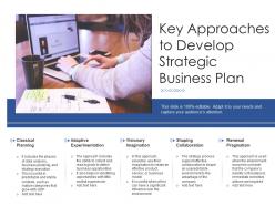 Key approaches to develop strategic business plan
