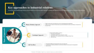 Key Approaches To Industrial Relations