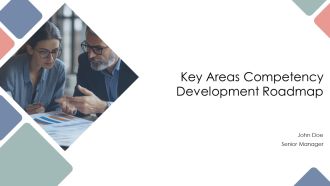 Key Areas Competency Development Roadmap PPT Template AT