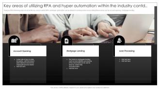 Key Areas Of Utilizing RPA And Hyper Automation Implementation Process Of Hyper Automation Ideas Aesthatic