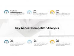 Key aspect competitor analysis ppt powerpoint presentation outline ideas cpb