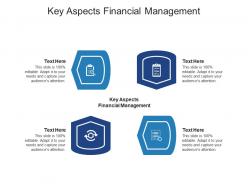 Key aspects financial management ppt powerpoint presentation infographic template visual aids cpb