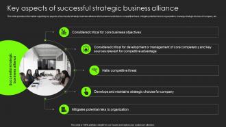 Key Aspects Of Successful Strategic Business Alliance Building Substantial Business Strategy