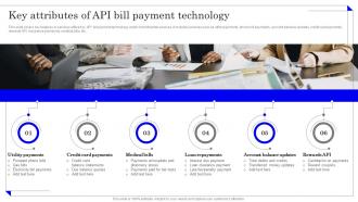 Key Attributes Of API Bill Payment Application Of Omnichannel Banking Services
