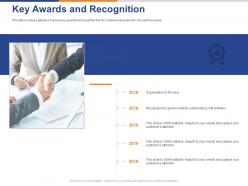 Key awards and recognition ppt powerpoint presentation infographics graphics design