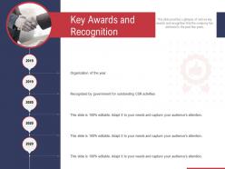 Key awards and recognition ppt powerpoint presentation styles graphics template
