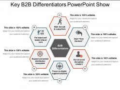 Key b2b differentiators powerpoint show