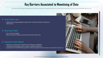 Key Barriers Associated To Monetising Of Data Determining Direct And Indirect Data Monetization Value