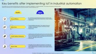 Key Benefits After Implementing IoT In Industrial Automation