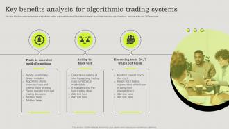 Key Benefits Analysis For Algorithmic Trading Systems
