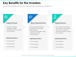 Key benefits for the investors financial goals ppt powerpoint presentation inspiration