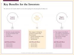 Key Benefits For The Investors Over Time Ppt Powerpoint Presentation Lists