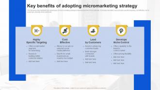 Key Benefits Of Adopting Micromarketing Introduction To Micromarketing Customer MKT SS V