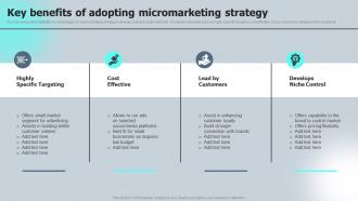 Key Benefits Of Adopting Micromarketing Strategy Macro VS Micromarketing Strategies MKT SS V