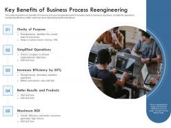 Key benefits of business process reengineering