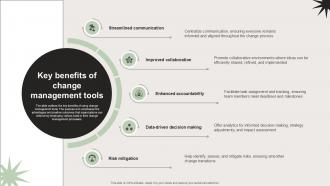 Key Benefits Of Change Management Tools Change Mastery Ppt Template CM SS V