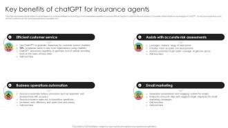 Key Benefits Of ChatGPT For Insurance Agents Generative AI Transforming Insurance ChatGPT SS V