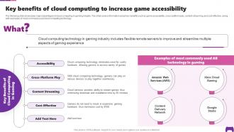 Key Benefits Of Cloud Computing To Increase Game Transforming Future Of Gaming IoT SS
