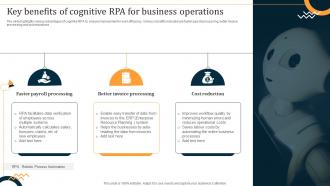 Key Benefits Of Cognitive RPA For Business Operations
