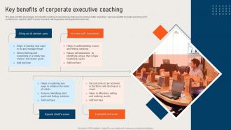 Key Benefits Of Corporate Executive Coaching