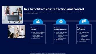 Key Benefits Of Cost Reduction And Control Cost Reduction To Enhance Efficiency Strategy SS