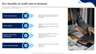Key Benefits Of Credit Note To Business