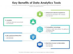 Key benefits of data analytics tools