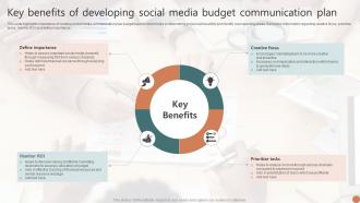 Key Benefits Of Developing Social Media Budget Communication Plan
