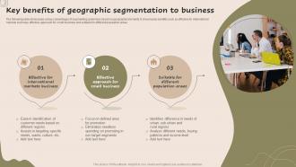 Key Benefits Of Geographic Segmentation To Strategic Guide For Market MKT SS V