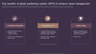 Key Benefits Of Global Positioning System GPS To Enhance Asset Deploying Asset Tracking Techniques
