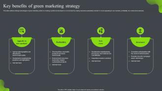 Key Benefits Of Green Marketing Strategy