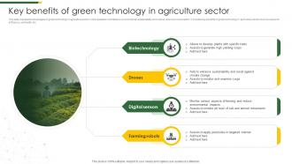 Key Benefits Of Green Technology In Agriculture Sector