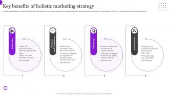 Key Benefits Of Holistic Marketing Strategy